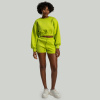 Dámska mikina Lunar Cropped Chartreuse - STRIX