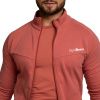 Mikina na zips Limitless Cinnamon - GymBeam