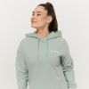 Dámska Longline mikina Limitless Eucalypt - GymBeam
