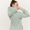 Dámska Longline mikina Limitless Eucalypt - GymBeam