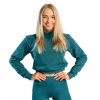 Dámska mikina Essential High-Neck Deep Teal - STRIX