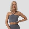 Športová podprsenka Halter FLO Grey - GymBeam