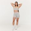 Dámske bezšvové šortky Lift Grey - GymBeam