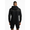 Mikina Essential Zip Up Hoodie Black - STRIX