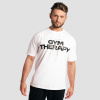 Tričko Gym Therapy White - GymBeam