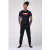 Pánske tričko Basic Black - NEBBIA