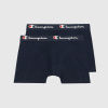 Pánske boxerky Smooth Seam 2 Pack Blue - Champion