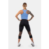 Dámske tielko Crop Top Sporty Slim Fit Light Blue - NEBBIA
