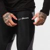 Pánske legíny Flex Tights Black Grey - GymBeam