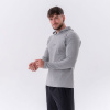 Pánske Tričko Long-Sleeve Hoodie Light Grey - NEBBIA
