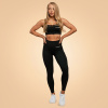 Dámske legíny Breeze Black - BeastPink