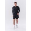 Pánske tričko Long-Sleeve Layer Up Black - NEBBIA