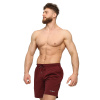 Pánske plavecké šortky Burgundy - GymBeam