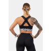 Športová podprsenka Medium Impact Cross Back Black - NEBBIA