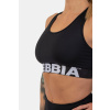 Športová podprsenka Medium Impact Cross Back Black - NEBBIA