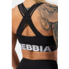 Športová podprsenka Medium Impact Cross Back Black - NEBBIA