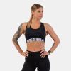 Športová podprsenka Medium Impact Cross Back Black - NEBBIA