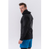 Pánske tričko Long-Sleeve Hoodie Black - NEBBIA