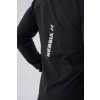 Pánske tričko Long-Sleeve Hoodie Black - NEBBIA