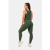 Dámske legíny Sporty Smart Pocket High-Waist Dark Green - NEBBIA