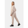 Dámske tepláky Iconic Mid Waist Cream - NEBBIA