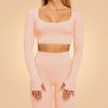 Dámske tričko Cropped Sense Pink - BeastPink
