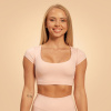 Dámske tričko Cropped Sense Pink - BeastPink