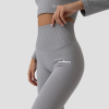 Dámske legíny Ribbed FLO Grey - GymBeam