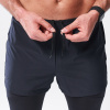 Kompresné legíny  All-Action Short + Tight Black - SQUATWOLF