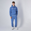 Big Logo Fleece Hoodie Blue - Champion