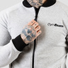 Mikina Zipper Classic Grey - GymBeam