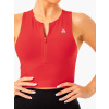Dámske tielko Zip Up Reflex Red - Ryderwear
