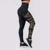 Dámske legíny Intense Gold Print Black - NEBBIA