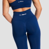 Dámske bezšvové legíny Sculpt Navy - GymBeam