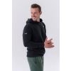 Pánska mikina Pouch Pocket Black - NEBBIA