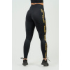 Dámske legíny Classic High Waist Intense Iconic Black/Gold  - NEBBIA