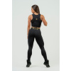Dámske legíny Classic High Waist Intense Perform Black/Gold - NEBBIA