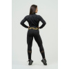 Dámska mikina so zipom Intense Warm-Up Black/Gold - NEBBIA