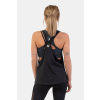 Dámske tielko Loose Cross Back Black - NEBBIA