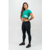 Dámske tričko Crop Top Powerhouse Green - NEBBIA