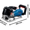 Bosch Akumulátorová drážkovací frézka do zdiva GNF 18V-40 Professional, solo