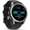 Garmin fenix E - 47mm, AMOLED, Stainless Steel/Graphite, Black band