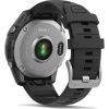 Garmin fenix E - 47mm, AMOLED, Stainless Steel/Graphite, Black band
