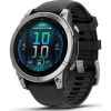 Garmin fenix E - 47mm, AMOLED, Stainless Steel/Graphite, Black band