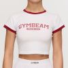 Dámske tričko Varsity White - GymBeam