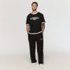 Tričko Oversized Varsity Black - GymBeam