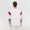 Tričko Premium Heavyweight Varsity White - GymBeam