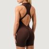 Dámsky overal Zip-Up NEO Mocha - GymBeam