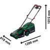 Bosch Akumulátorová kosačka na trávu ROTAK18V-34, solo  + DARČEK Bosch HRAČKA Akumulátorová kosačka na trávu