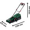 Bosch Akumulátorová kosačka na trávu ROTAK18V-32, solo  + DARČEK Delta Plus Zátky do uší 1 pár CONIC001